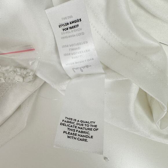 Lulus Everlasting Passion White Sequin Beaded Backless Maxi Dress Wedding S NWT - Picture 15 of 15